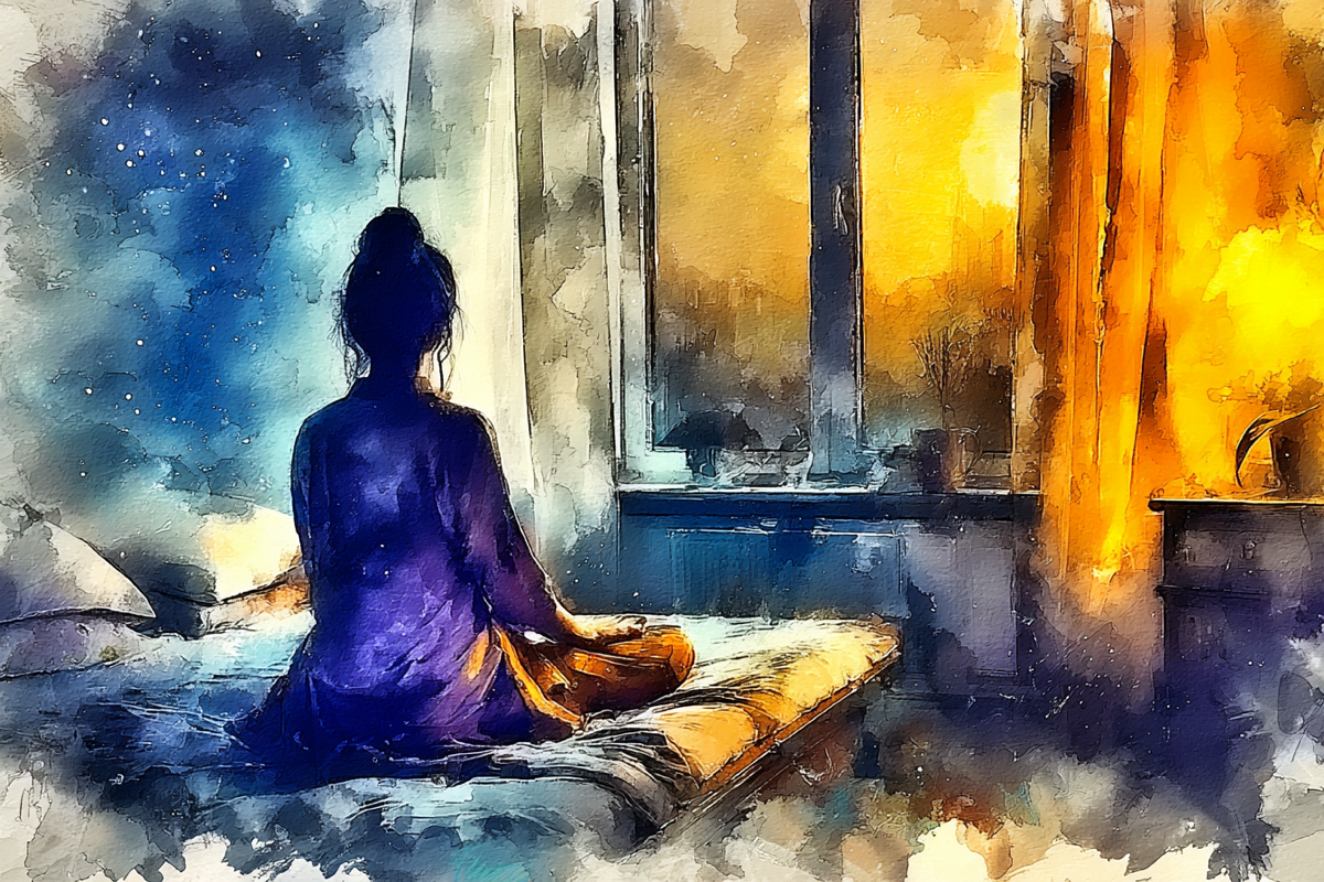 Der Zusammenhang zwischen Meditation und Schlaf